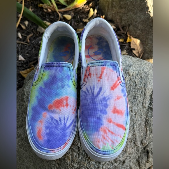 Nike Court tie dye Print Slip On Sneakers Euc 7.5 - Picture 2 of 8